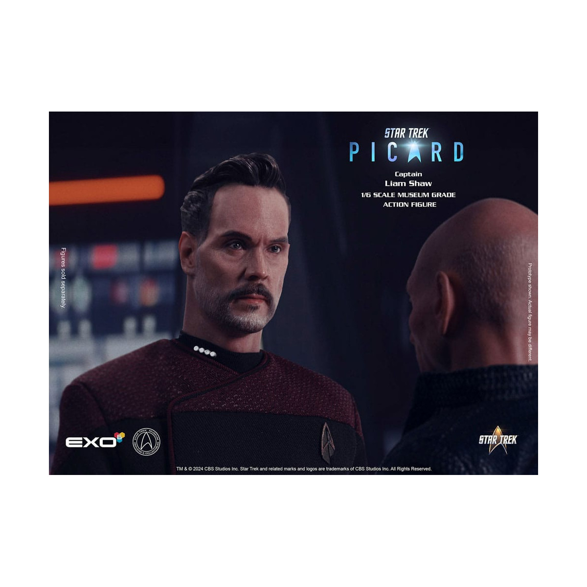 EXO-6 - Star Trek: Picard - Captain Liam Shaw Figur im Maßstab 1:6