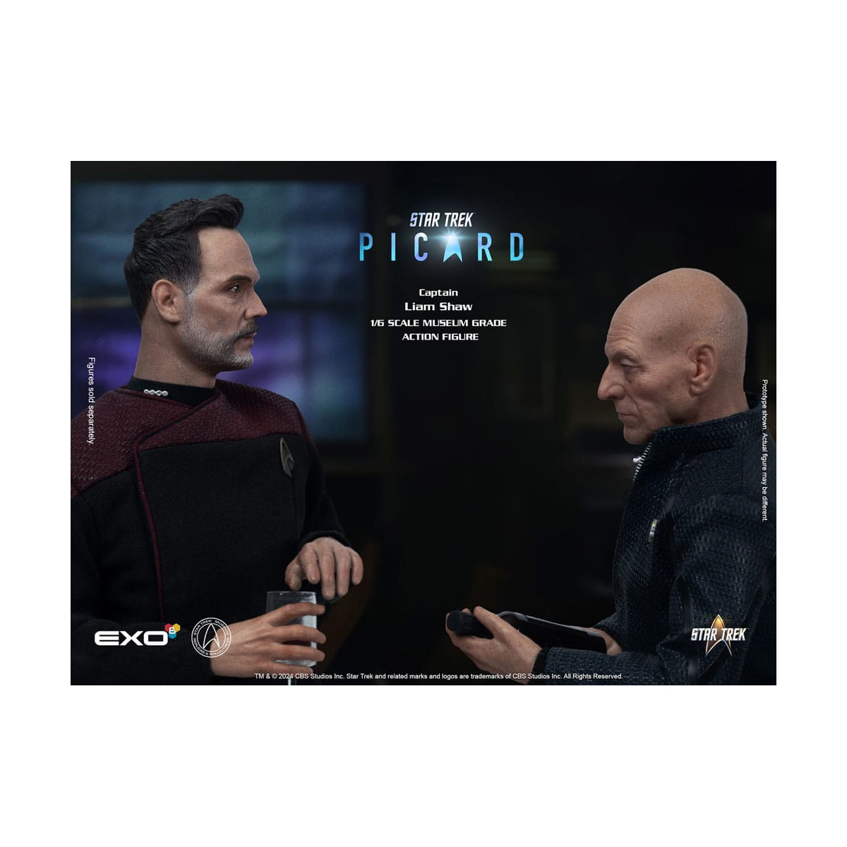 EXO-6 - Star Trek: Picard - Captain Liam Shaw Figur im Maßstab 1:6