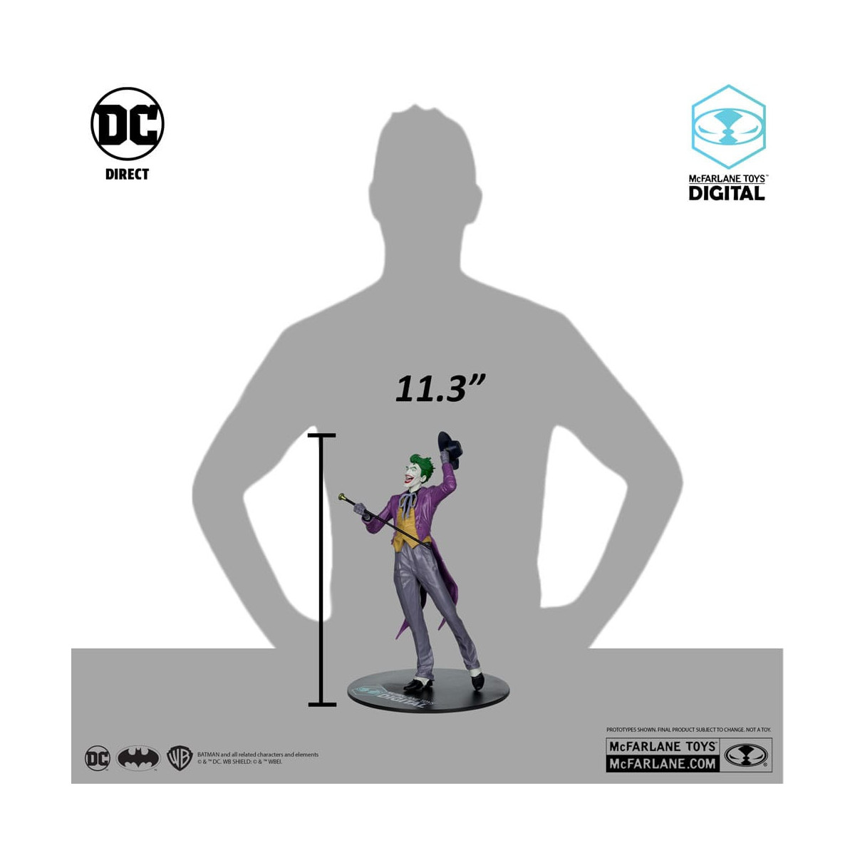 Mc Farlane Toys Digital DC Direct - Der Joker von Jason Fabok PVC 1/6