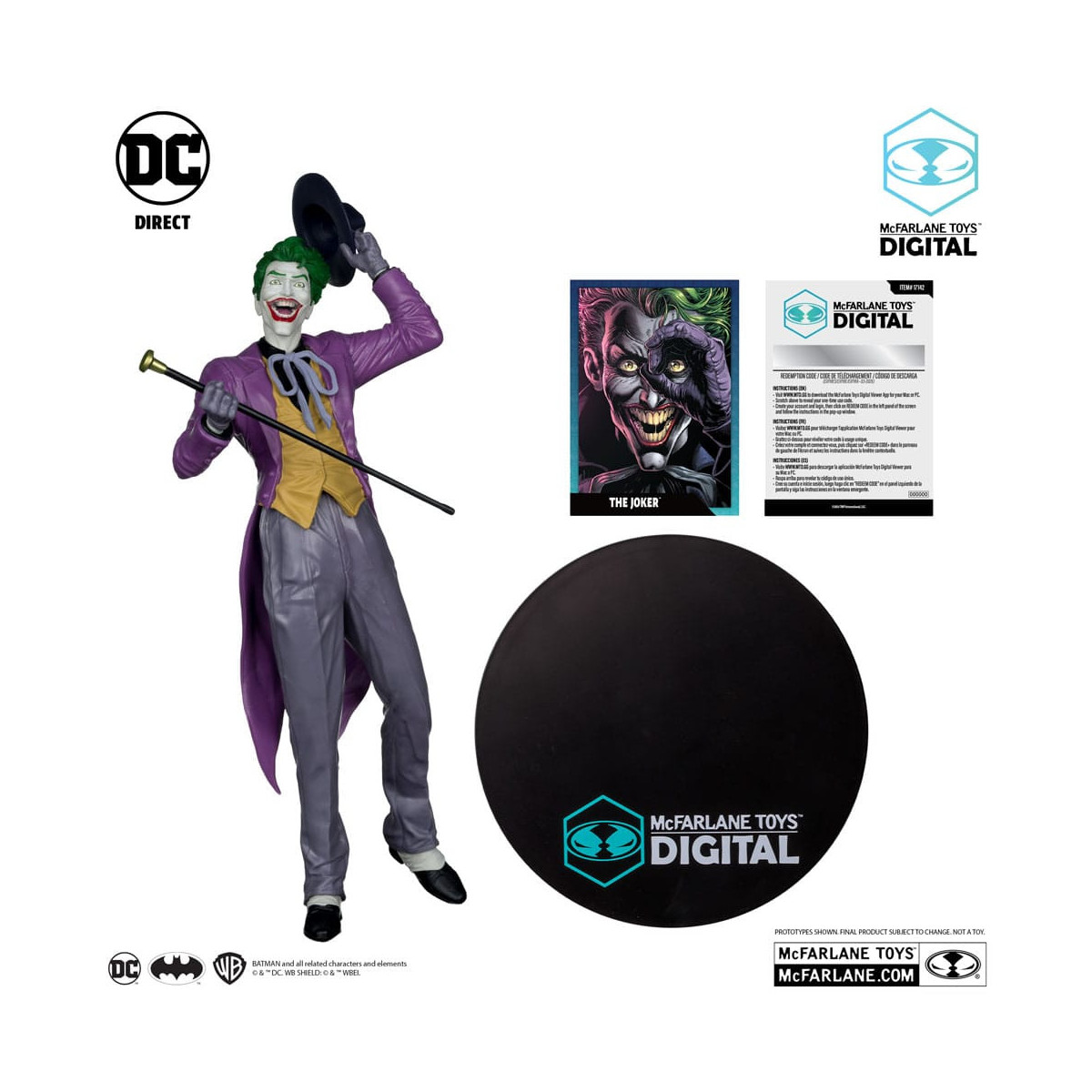 Mc Farlane Toys Digital DC Direct - Der Joker von Jason Fabok PVC 1/6