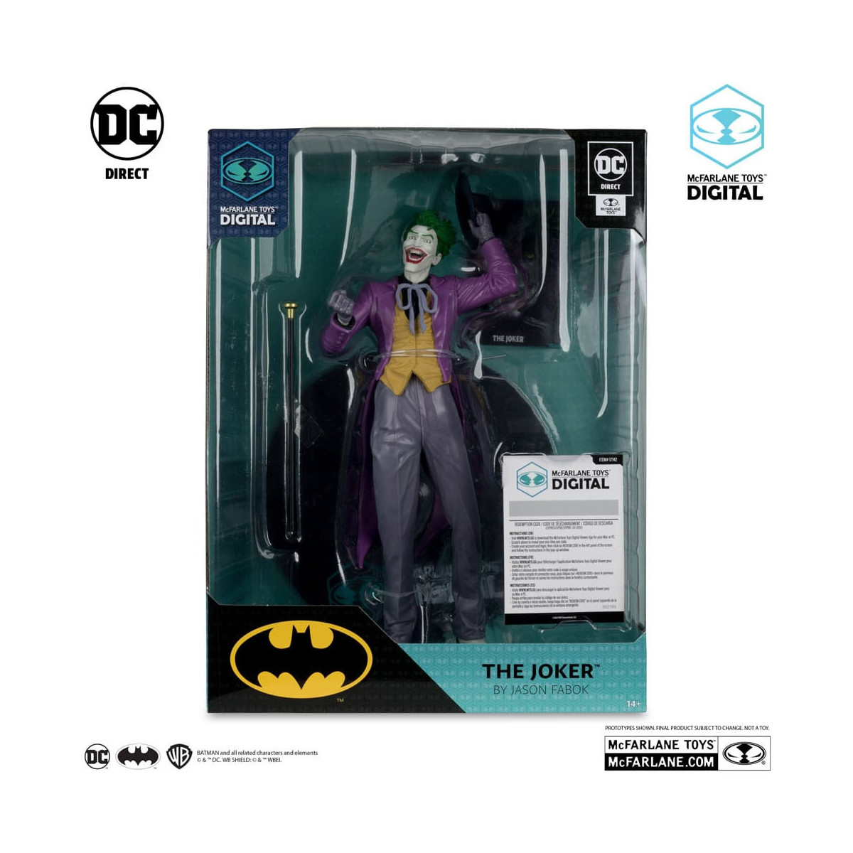 Mc Farlane Toys Digital DC Direct - Der Joker von Jason Fabok PVC 1/6