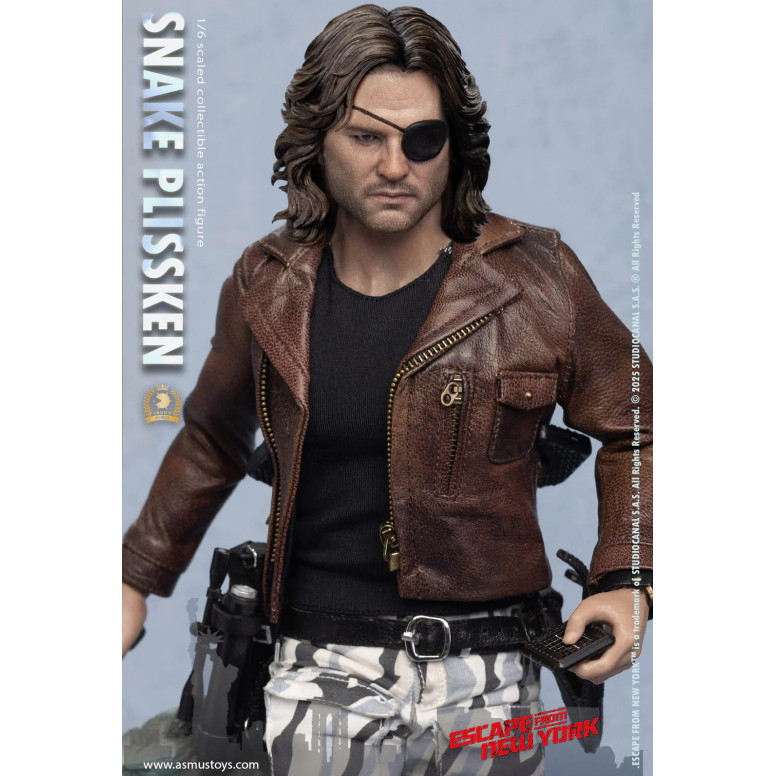 Asmus Toys - Snake Plissken Geformtes Haar 1/6 - Flucht aus NY