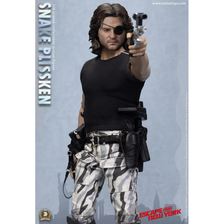 Asmus Toys - Snake Plissken Geformtes Haar 1/6 - Flucht aus NY
