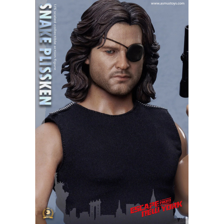 Asmus Toys - Snake Plissken Geformtes Haar 1/6 - Flucht aus NY