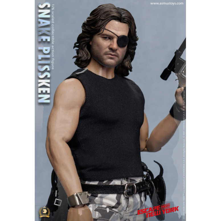 Asmus Toys - Snake Plissken Geformtes Haar 1/6 - Flucht aus NY