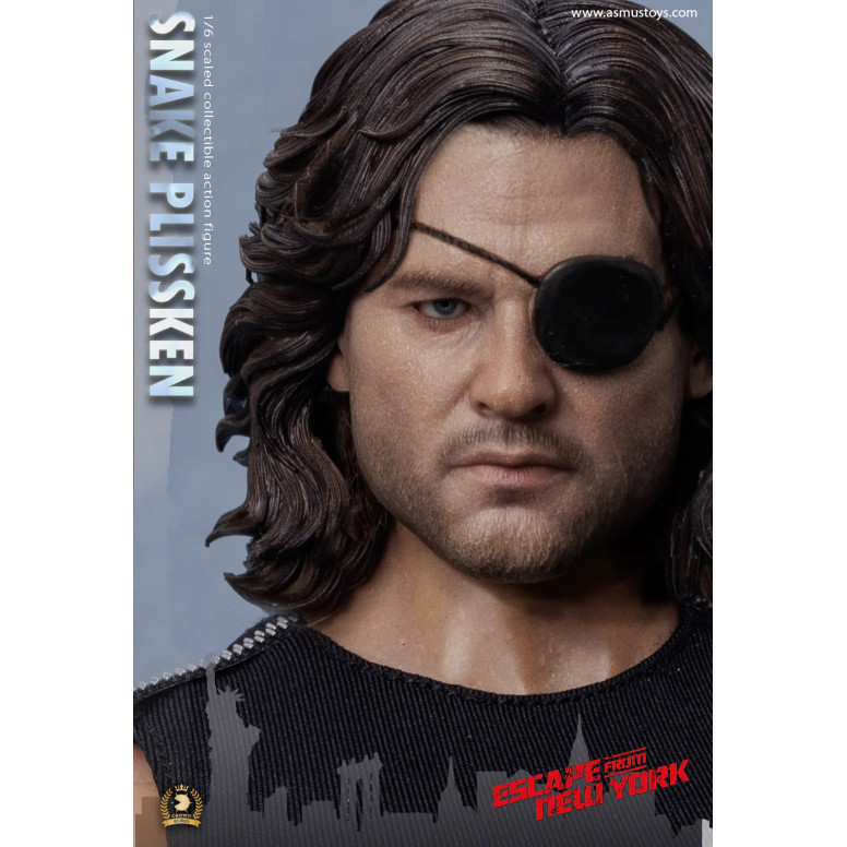 Asmus Toys - Snake Plissken Geformtes Haar 1/6 - Flucht aus NY