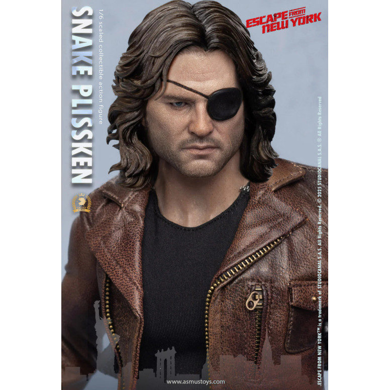 Asmus Toys - Snake Plissken Geformtes Haar 1/6 - Flucht aus NY