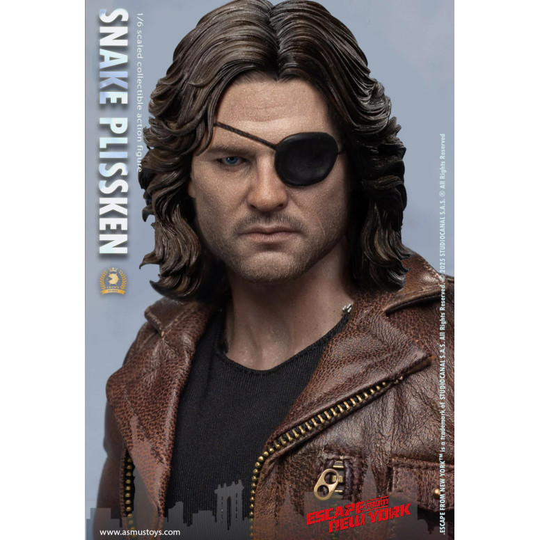 Asmus Toys - Snake Plissken Geformtes Haar 1/6 - Flucht aus NY
