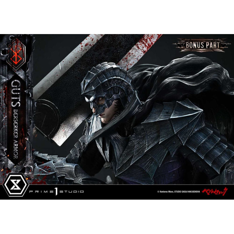 Prime 1 Studio Berserk - Guts Berserker Rüstung (Grunbeld vs. Guts) Deluxe Bonus Version 1/4 Ultimate Premium Masterline