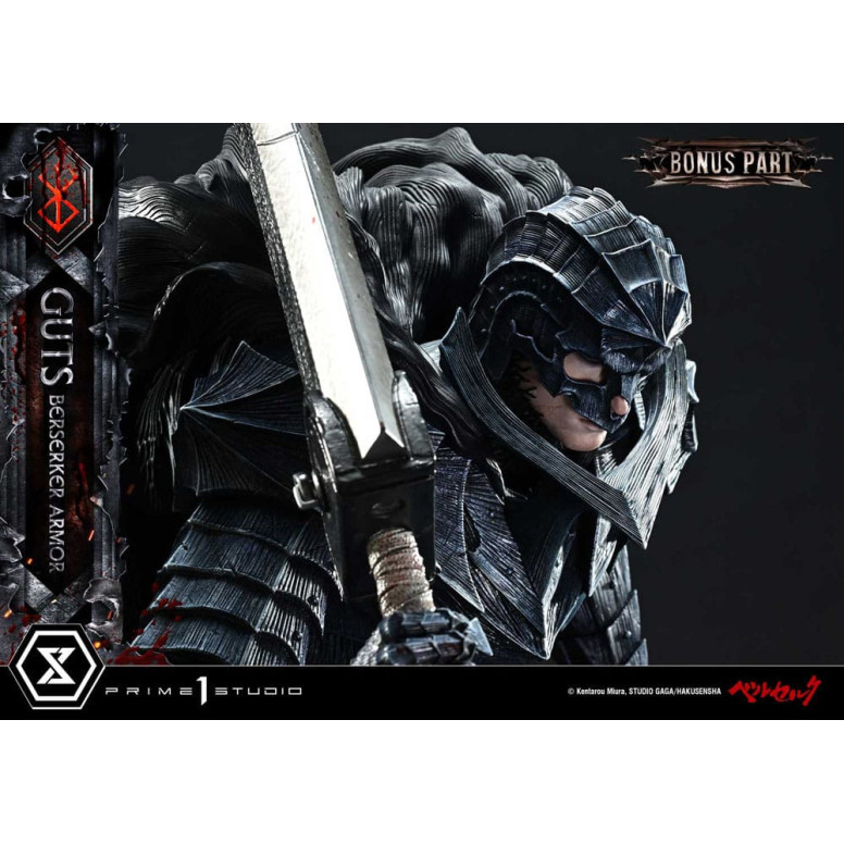 Prime 1 Studio Berserk - Guts Berserker Rüstung (Grunbeld vs. Guts) Deluxe Bonus Version 1/4 Ultimate Premium Masterline