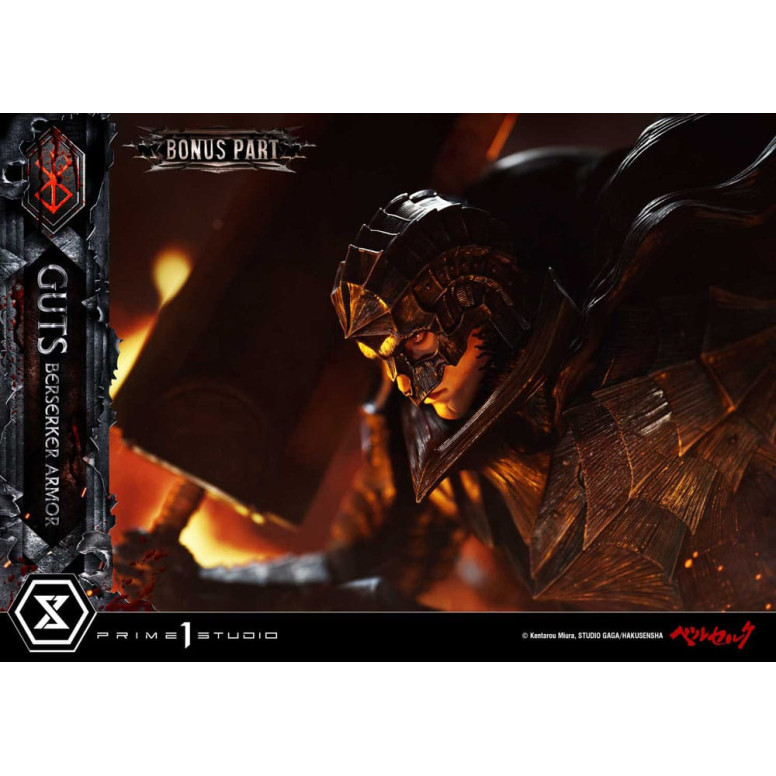 Prime 1 Studio Berserk - Guts Berserker Rüstung (Grunbeld vs. Guts) Deluxe Bonus Version 1/4 Ultimate Premium Masterline