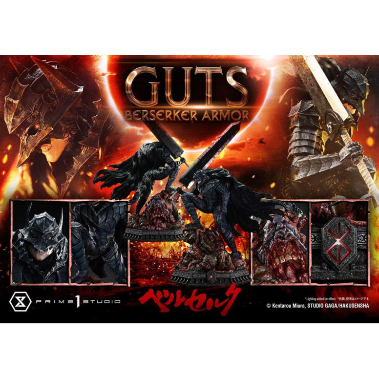 Prime 1 Studio Berserker - Guts Berserker-Rüstung (Grunbeld vs. Guts) 1/4 Ultimate Premium Masterline