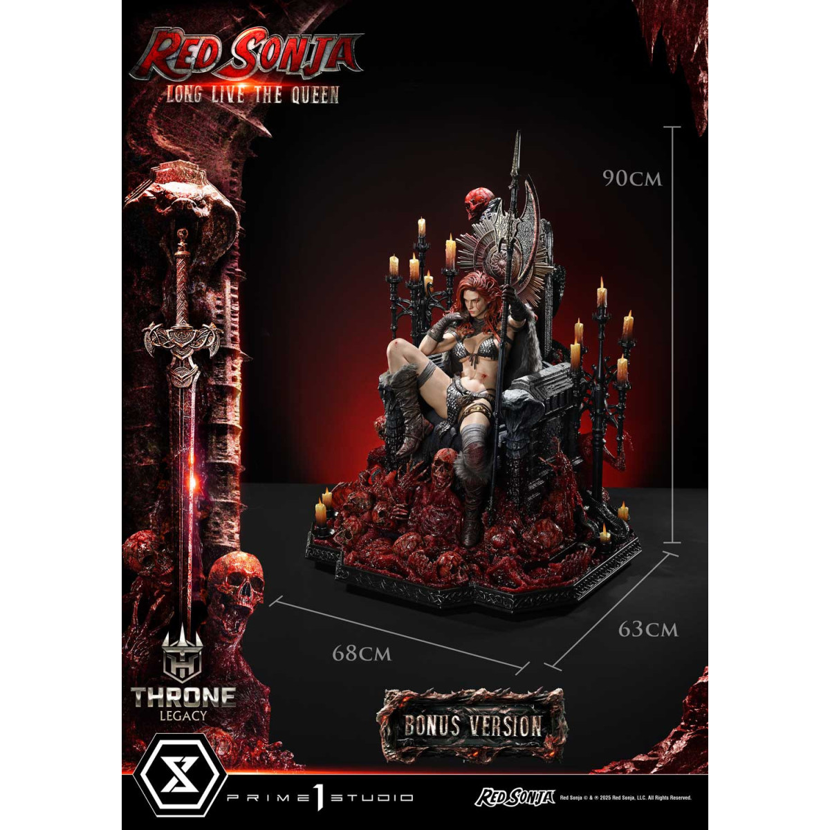 Prime 1 Thron-Erbe Red Sonja Red Sonja: Lang lebe die Königin Bonus Version