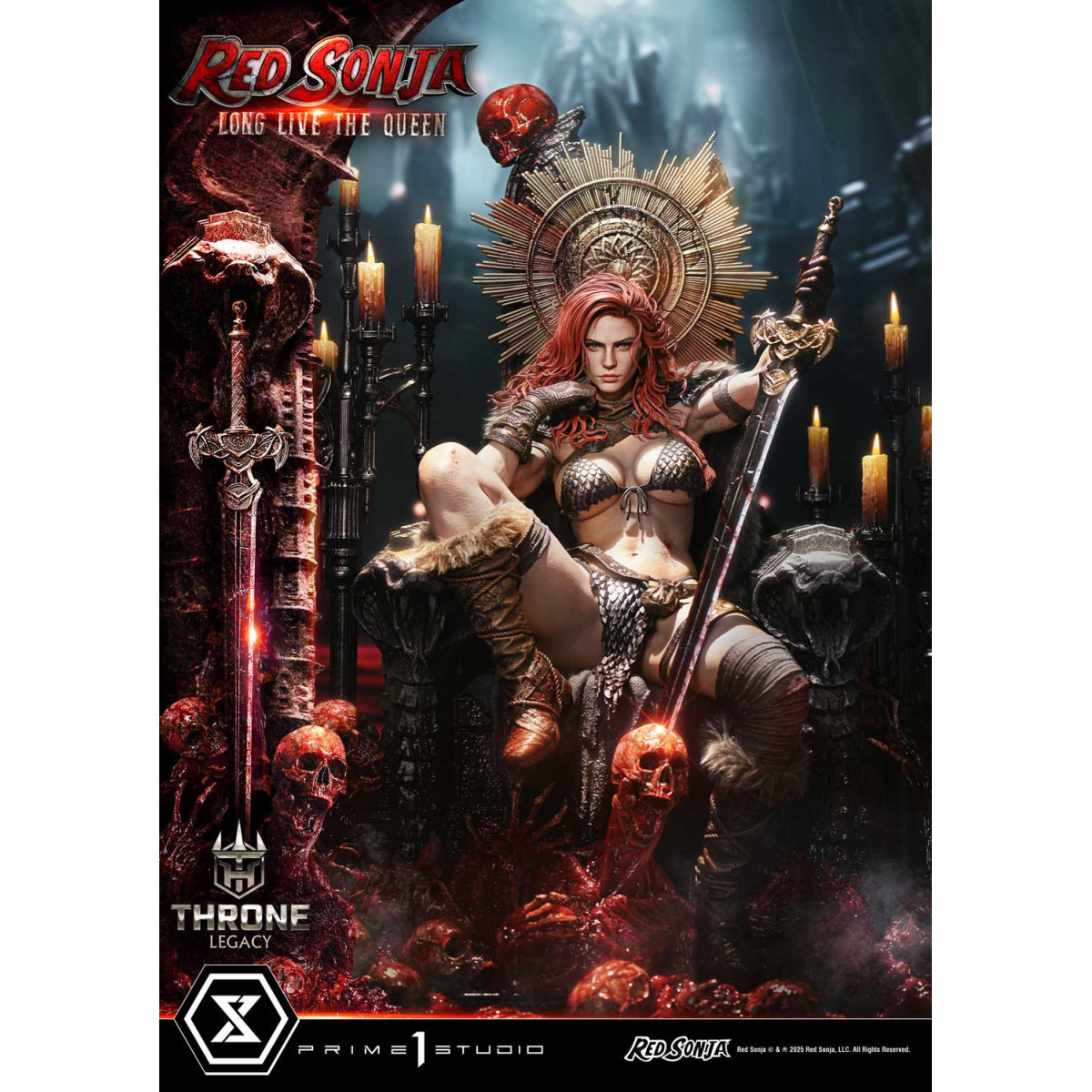 Prime 1 Thron-Erbe Red Sonja Red Sonja: Lang lebe die Königin Bonus Version