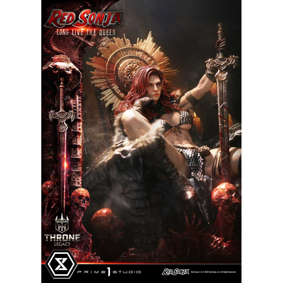 Prime 1 Thron-Erbe Red Sonja Red Sonja: Lang lebe die Königin Bonus Version