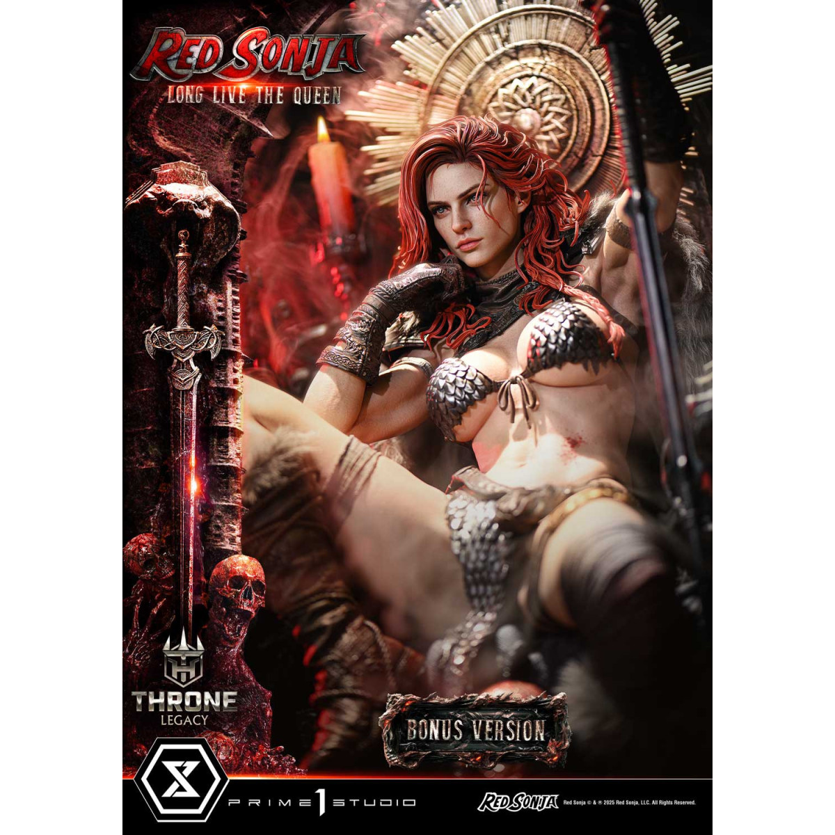 Prime 1 Thron-Erbe Red Sonja Red Sonja: Lang lebe die Königin Bonus Version