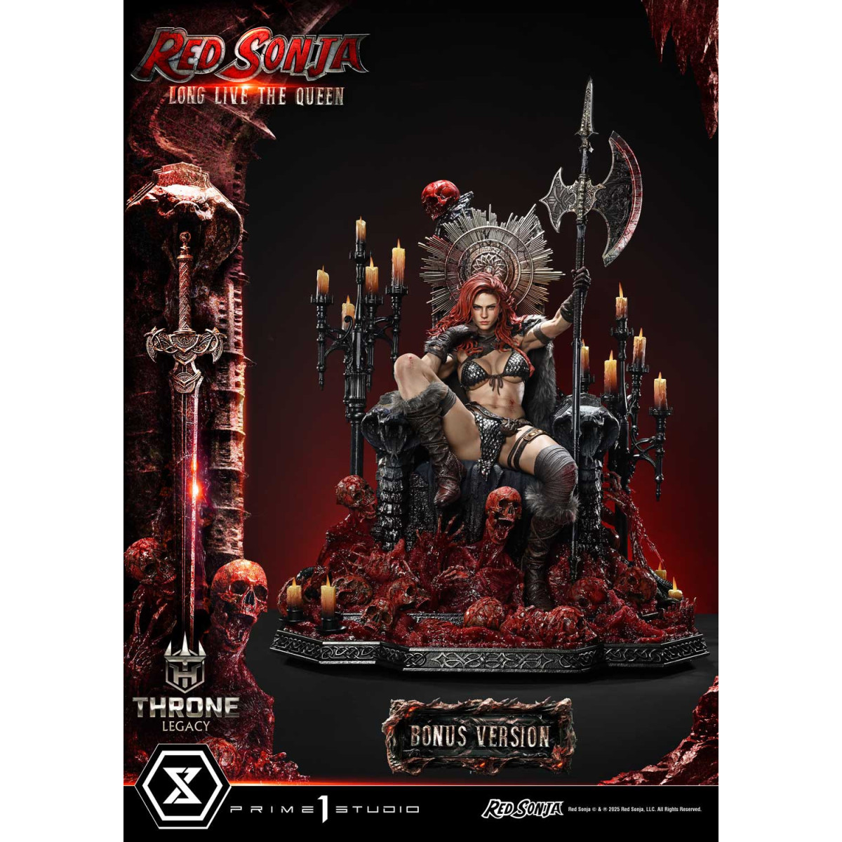 Prime 1 Thron-Erbe Red Sonja Red Sonja: Lang lebe die Königin Bonus Version