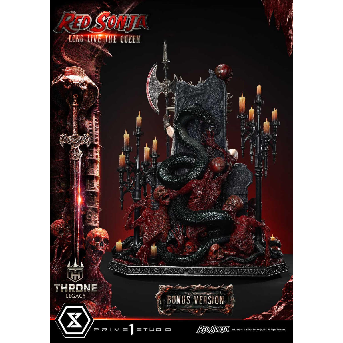 Prime 1 Thron-Erbe Red Sonja Red Sonja: Lang lebe die Königin Bonus Version