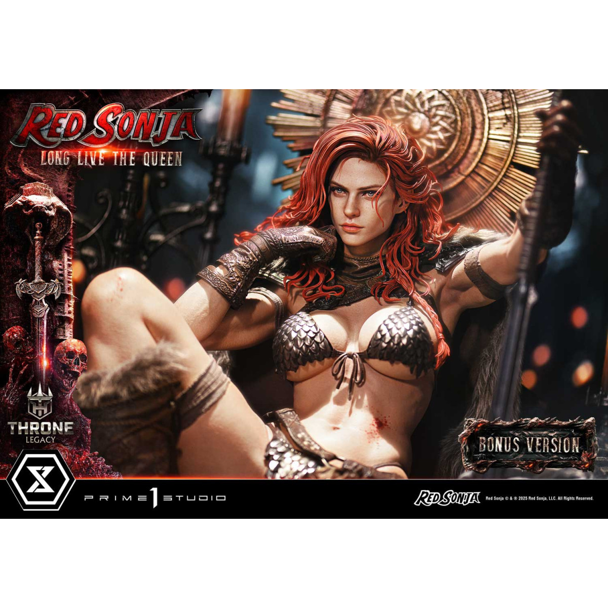 Prime 1 Thron-Erbe Red Sonja Red Sonja: Lang lebe die Königin Bonus Version