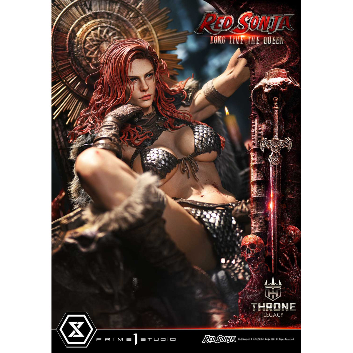 Prime 1 Thron-Erbe Red Sonja Red Sonja: Lang lebe die Königin Bonus Version