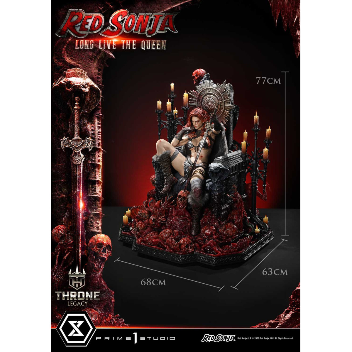 Prime 1 Thron-Erbe Red Sonja Red Sonja: Lang lebe die Königin