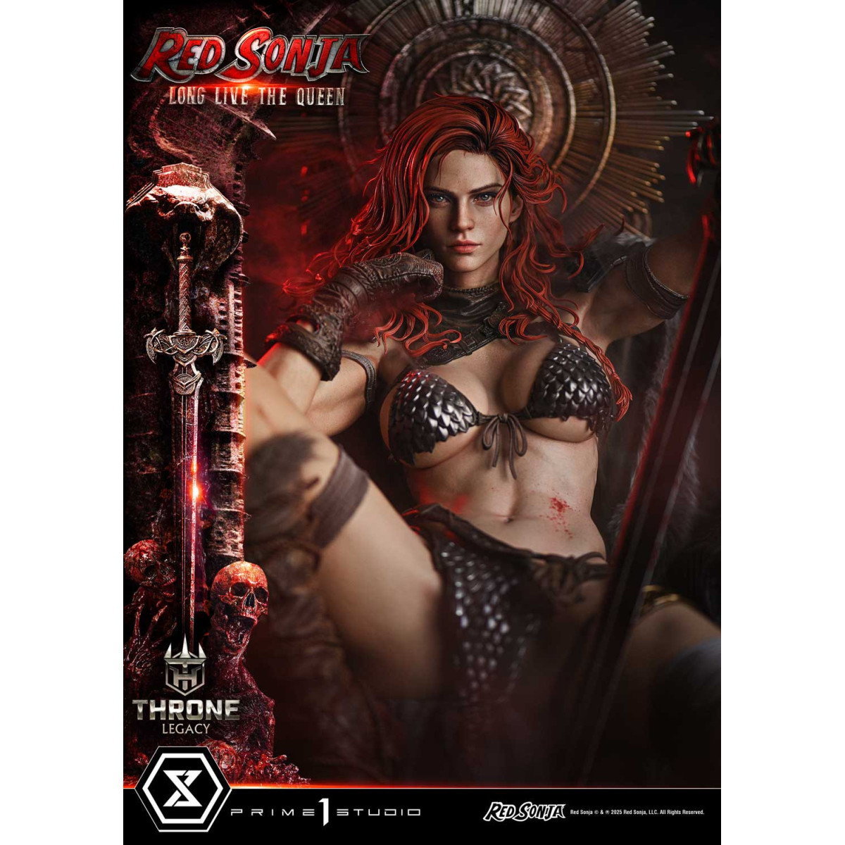 Prime 1 Thron-Erbe Red Sonja Red Sonja: Lang lebe die Königin