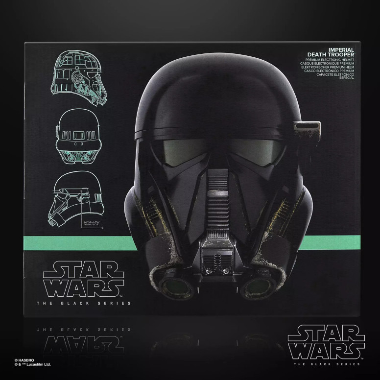 Hasbro Star Wars The Black Series - Elektronischer Helm des imperialen Todestrupplers