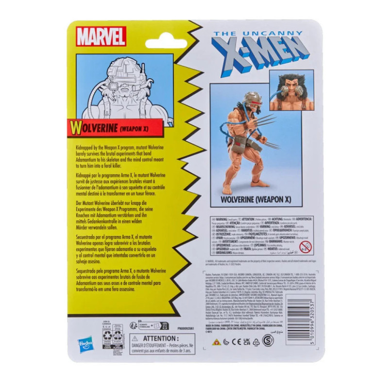 Hasbro Marvel Legends Serie X-Men Retro - Waffe X
