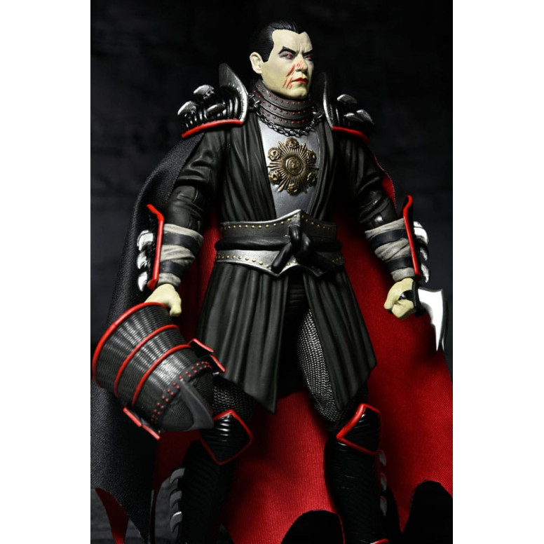 NECA - Ultimativer Shredder als Dracula Klassische Farben - Universal Monsters x TMNT