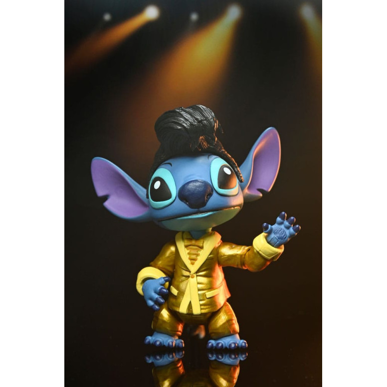 Neca Disney Lilo & Stitch - Ultimativer Goldanzug Elvis Stitch