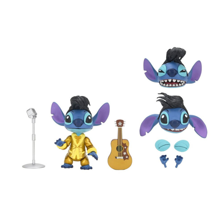 Neca Disney Lilo & Stitch - Ultimativer Goldanzug Elvis Stitch