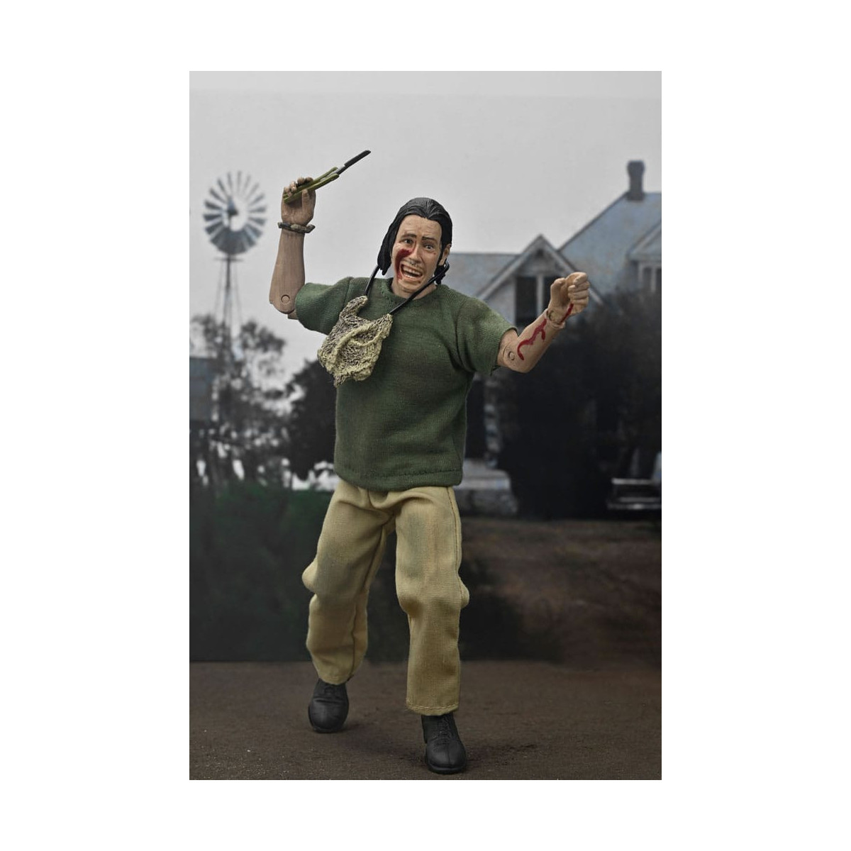 Neca Texas Chainsaw Massacre - The Hitchhiker 50. Jahrestag gekleidet