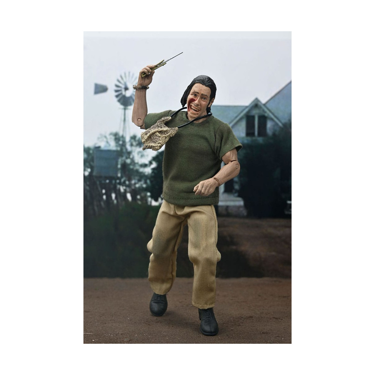 Neca Texas Chainsaw Massacre - The Hitchhiker 50. Jahrestag gekleidet