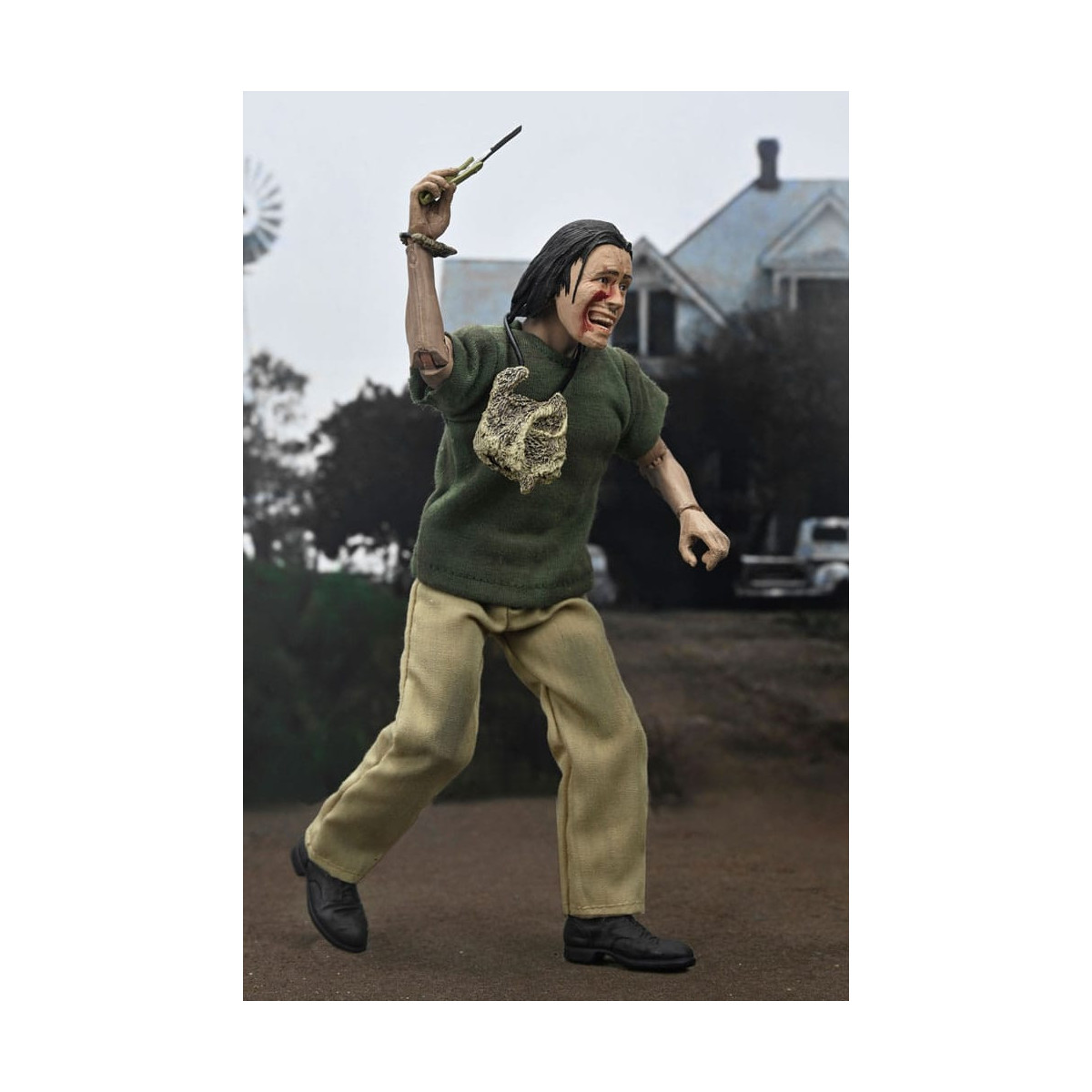 Neca Texas Chainsaw Massacre - The Hitchhiker 50. Jahrestag gekleidet