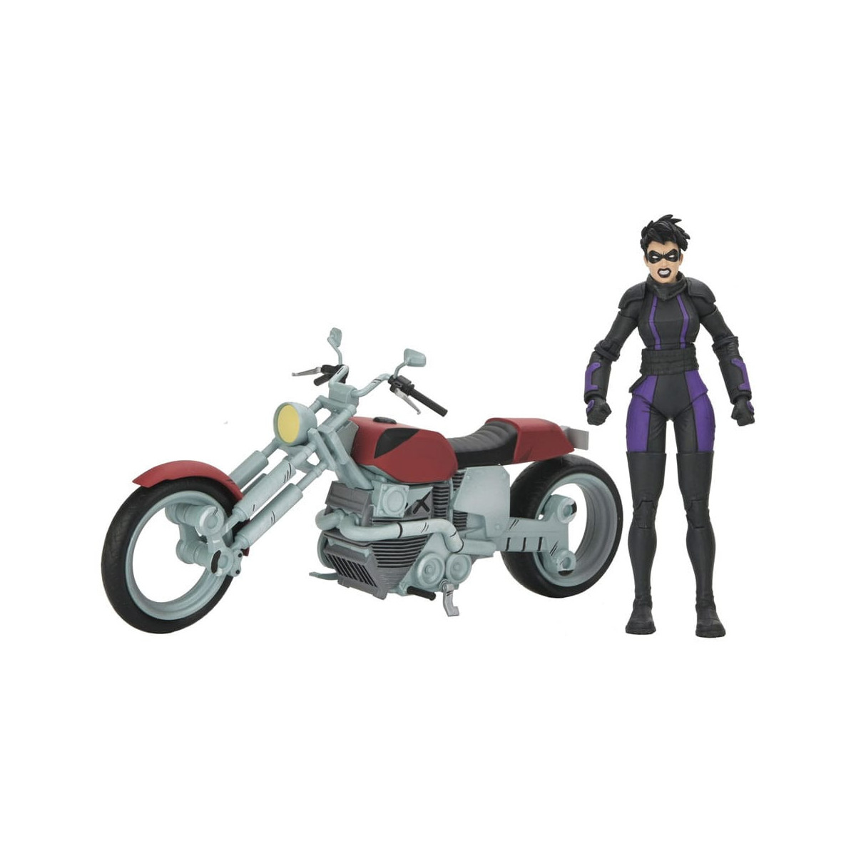 NECA - IDW Comics - Casey Marie mit Last Ronin Motorrad - The Last Ronin The Lost Years- TMNT