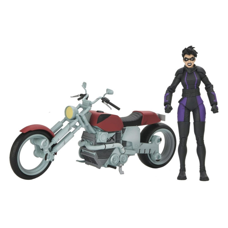 NECA - IDW Comics - Casey Marie mit Last Ronin Motorrad - The Last Ronin The Lost Years- TMNT