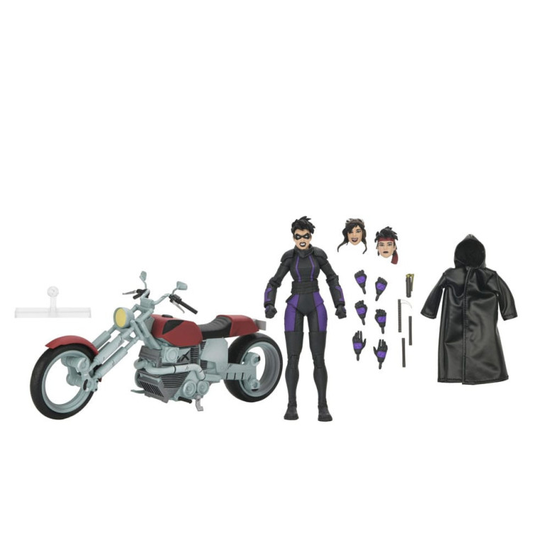 NECA - IDW Comics - Casey Marie mit Last Ronin Motorrad - The Last Ronin The Lost Years- TMNT