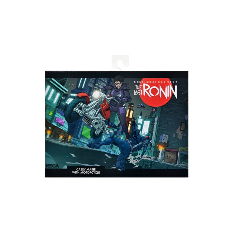 NECA - IDW Comics - Casey Marie mit Last Ronin Motorrad - The Last Ronin The Lost Years- TMNT