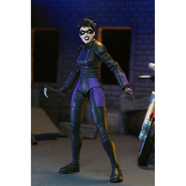 NECA - IDW Comics - Casey Marie mit Last Ronin Motorrad - The Last Ronin The Lost Years- TMNT