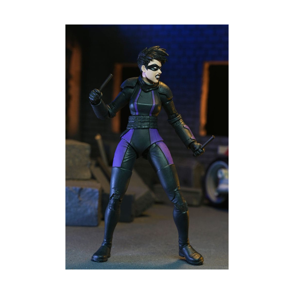 NECA - IDW Comics - Casey Marie mit Last Ronin Motorrad - The Last Ronin The Lost Years- TMNT