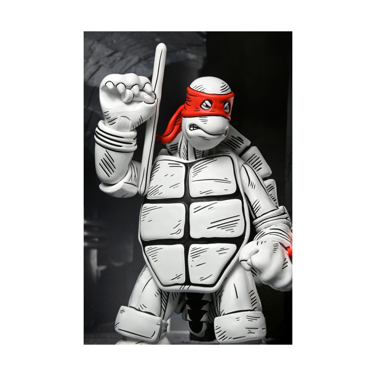 NECA - Mirage Comics - Schwarze und weiße erste Schildkröten - TMNT - Teenage Mutant Ninja Turtles