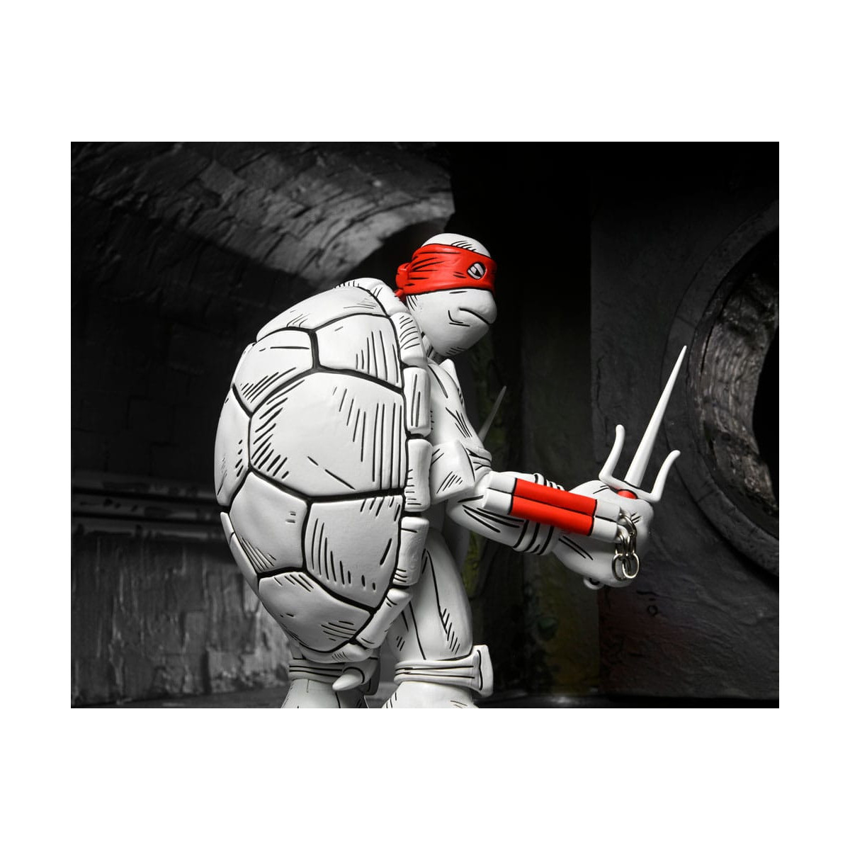 NECA - Mirage Comics - Schwarze und weiße erste Schildkröten - TMNT - Teenage Mutant Ninja Turtles