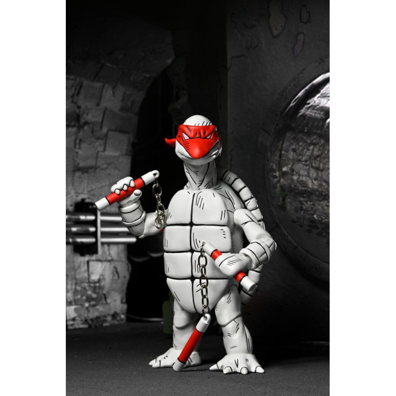 NECA - Mirage Comics - Schwarze und weiße erste Schildkröten - TMNT - Teenage Mutant Ninja Turtles