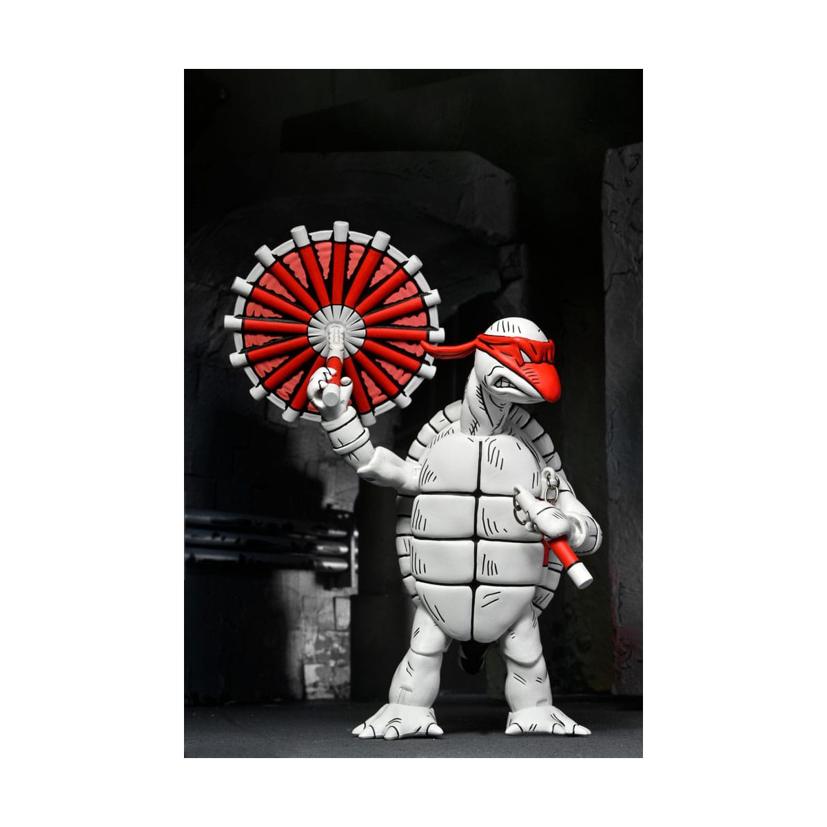 NECA - Mirage Comics - Schwarze und weiße erste Schildkröten - TMNT - Teenage Mutant Ninja Turtles
