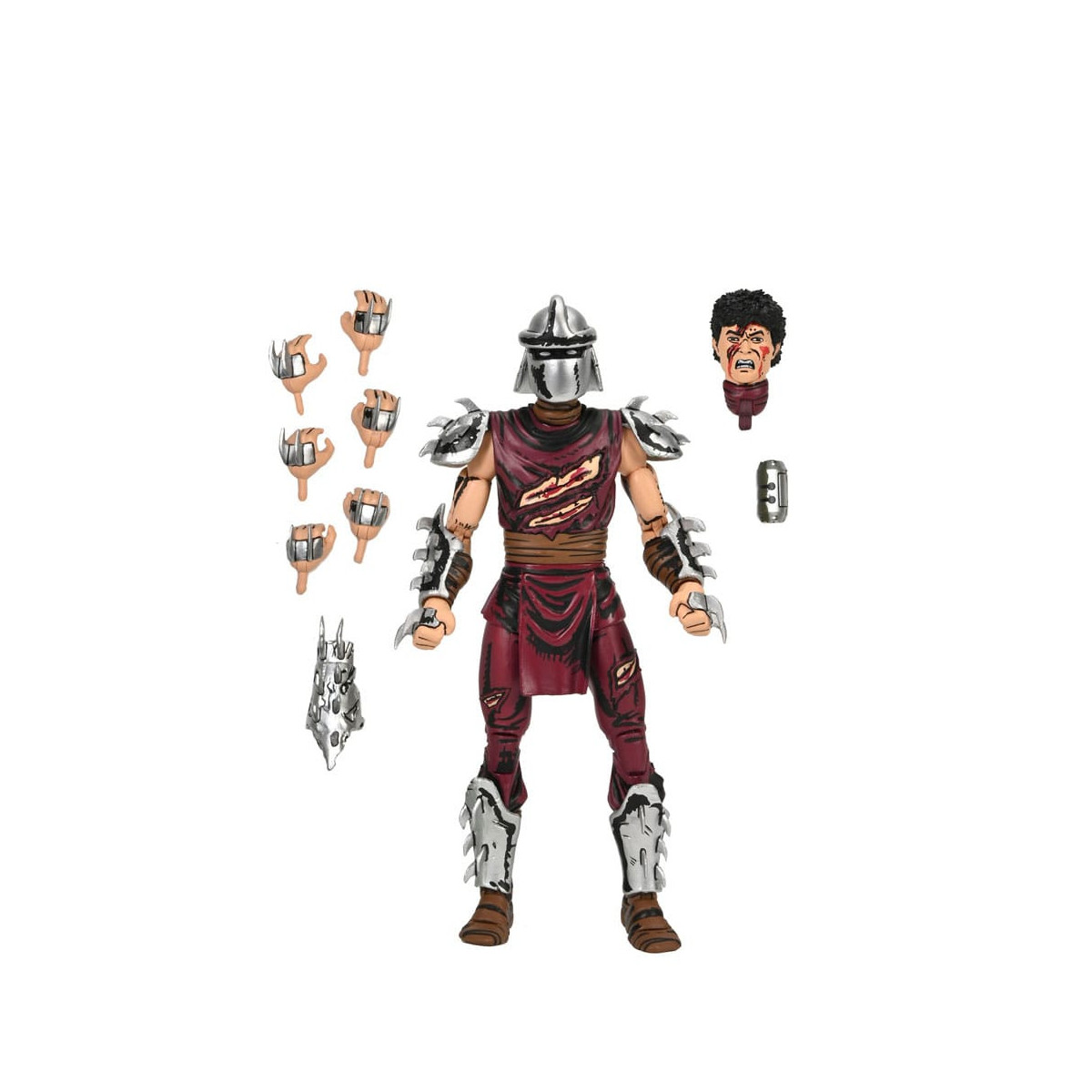 NECA - Mirage Comics - BATTLE DAMAGED SHREDDER (Klassische Farben) - TMNT - Teenage Mutant Ninja Turtles