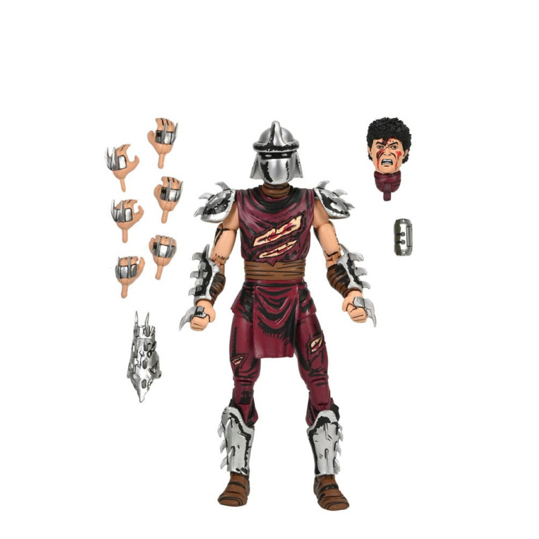 NECA - Mirage Comics - BATTLE DAMAGED SHREDDER (Klassische Farben) - TMNT - Teenage Mutant Ninja Turtles