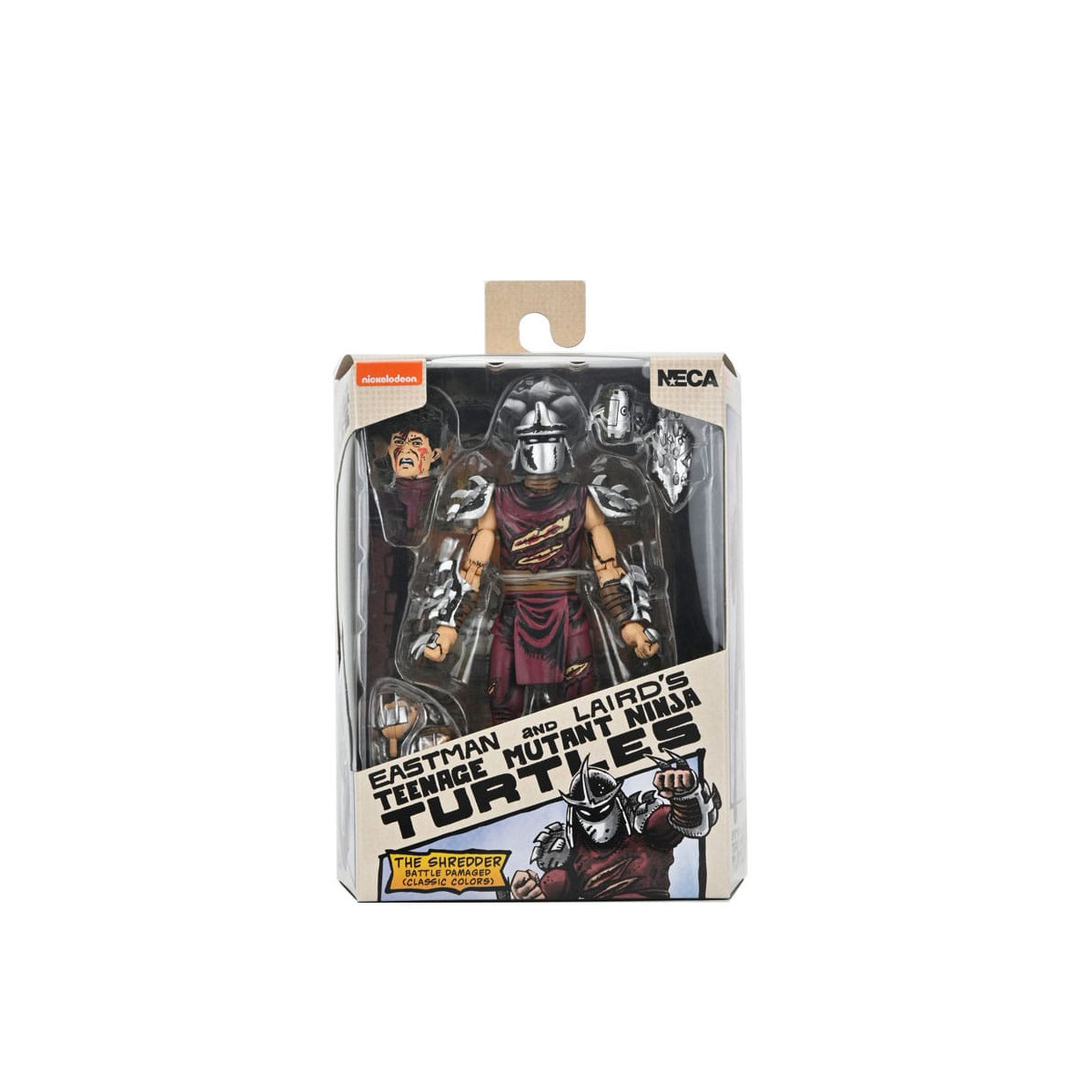 NECA - Mirage Comics - BATTLE DAMAGED SHREDDER (Klassische Farben) - TMNT - Teenage Mutant Ninja Turtles