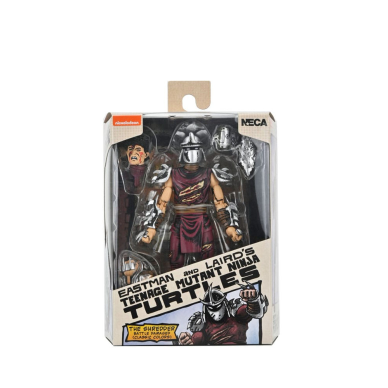 NECA - Mirage Comics - BATTLE DAMAGED SHREDDER (Klassische Farben) - TMNT - Teenage Mutant Ninja Turtles