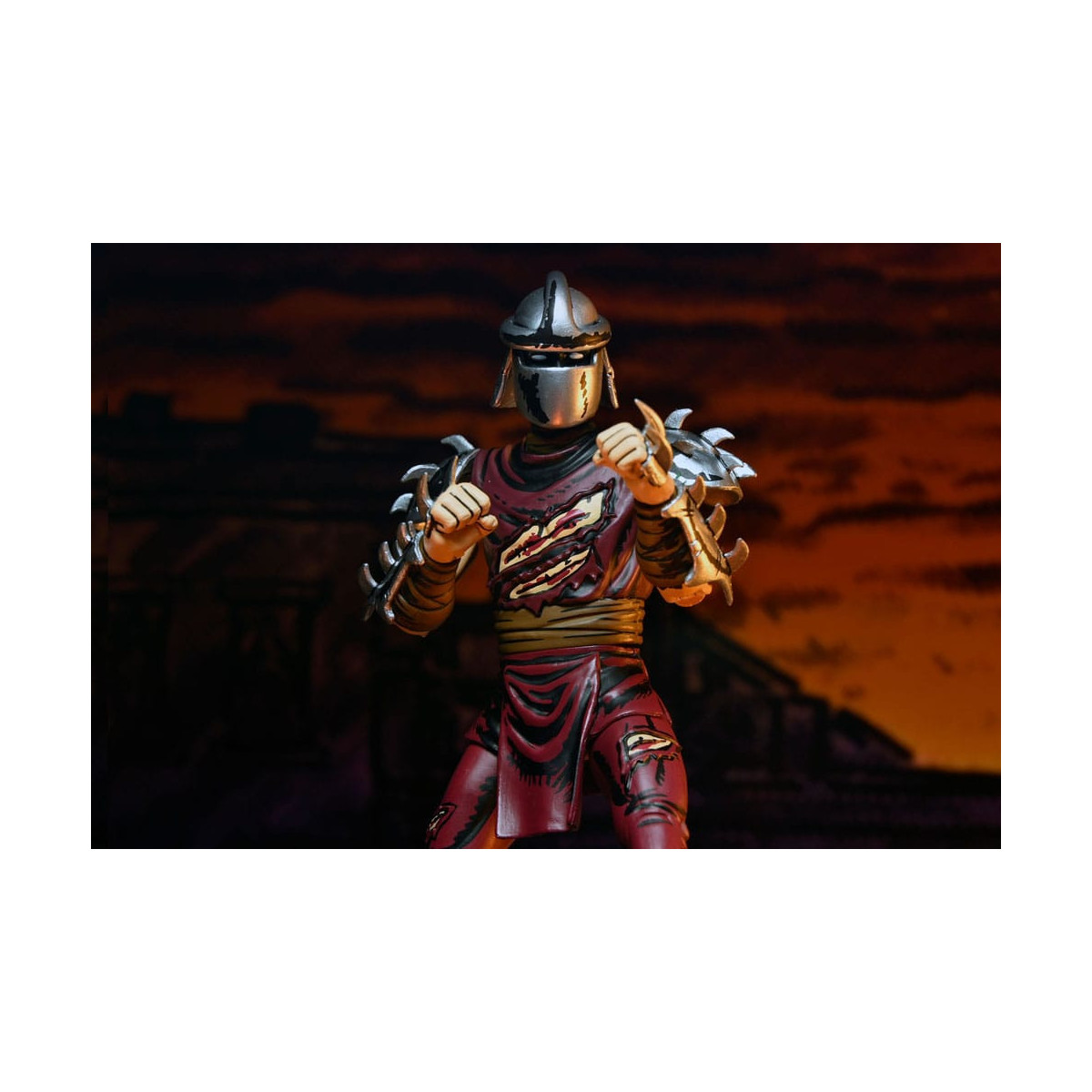 NECA - Mirage Comics - BATTLE DAMAGED SHREDDER (Klassische Farben) - TMNT - Teenage Mutant Ninja Turtles