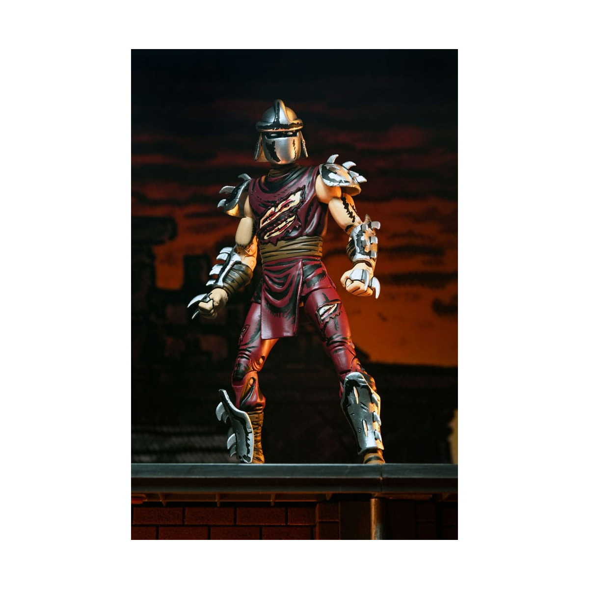 NECA - Mirage Comics - BATTLE DAMAGED SHREDDER (Klassische Farben) - TMNT - Teenage Mutant Ninja Turtles